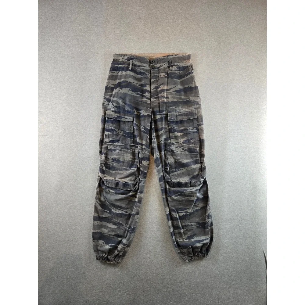 Hero Collection Utility Cargo Pants Mens 38x32‎ Gray Tiger Camo Tactical Outdoor